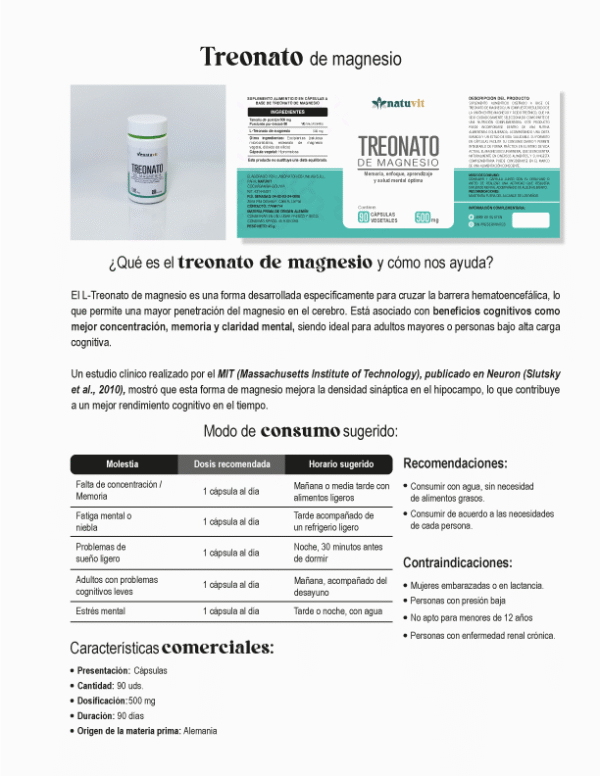 L-TREONATO DE MAGNESIO - Imagen 4